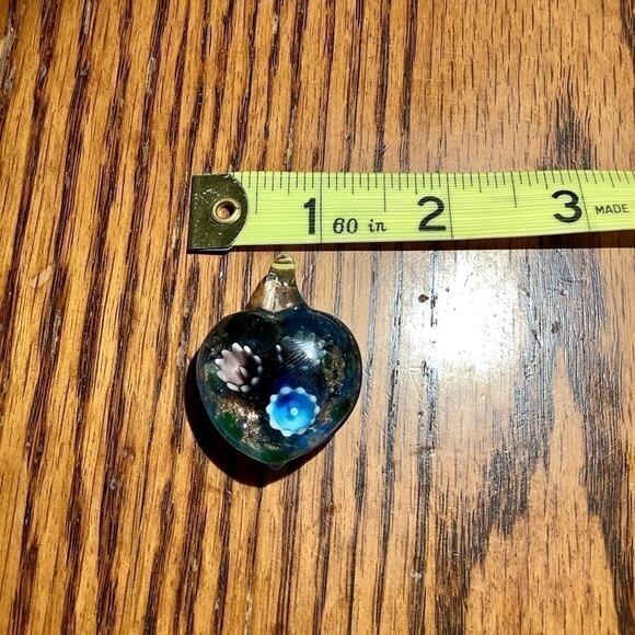 Handmade Blown Glass Pendant - Picture 5 of 6